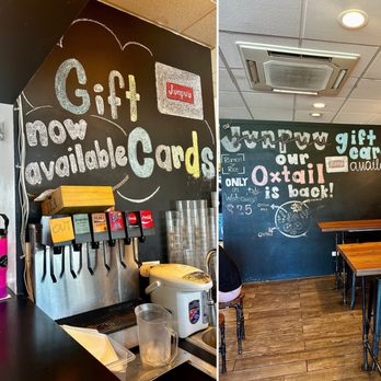 Junpuu - Colorful chalk messages - Ramen Near Me - Honolulu, Hawaii