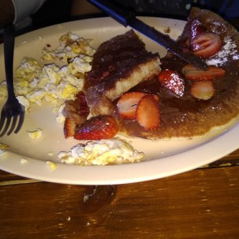 La Pasadita - Chocolate pancakes ! - Mexican Near Me - White Settlement, Texas