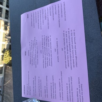 Hot Tin - Menu - Cocktail Bars Near Me - New Orleans, Louisiana