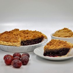 Colby's Ice Cream & Bake Shop - Finger Lakes Peanut Butter Grape Pie At Colby's