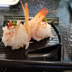Oishi Sushi - Raw upside down shrimp