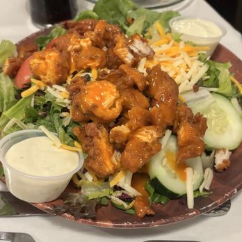 Freight Yard Pub & Restaurant - Buffalo Chicken Salad - American Near Me - North Adams, Massachusetts Freight Yard Pub & Restaurant - Buffalo Chicken Salad - American Near Me - North Adams, Massachusetts