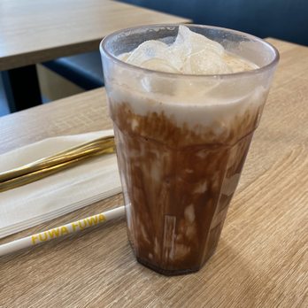 Fuwa Fuwa - Hazelnut Chocolate Latte. - Pancakes Near Me - Edmonton, Alberta