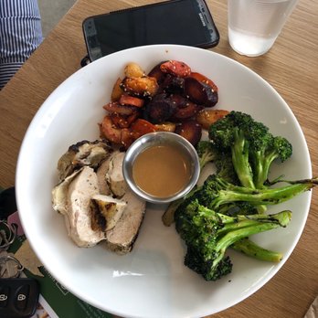 MIXT - Herb roasted chicken breast with grilled broccoli and roasted rainbow carrots - Salad Near Me - San Ramon, California MIXT - Herb roasted chicken breast with grilled broccoli and roasted rainbow carrots - Salad Near Me - San Ramon, California
