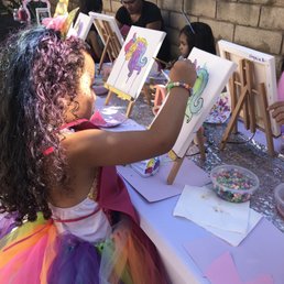 Painting unicorns