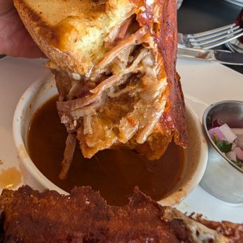 The Pink Cloud - Soooo good....birria grilled cheese - Coffee & Tea Near Me - El Paso, Texas