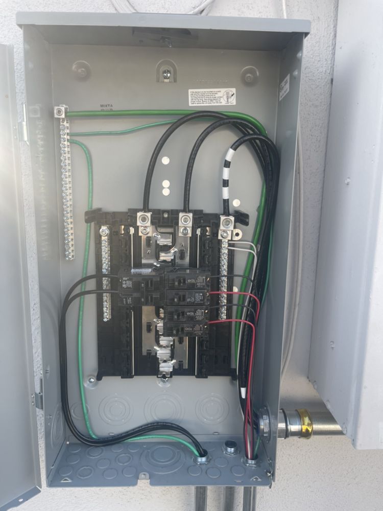 Slide of Black Wire Electric