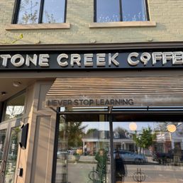 Exterior outside entrance of Stone Creek Coffee - exterior - Whitefish Bay, Wisconsin Exterior outside entrance of Stone Creek Coffee - exterior - Whitefish Bay, Wisconsin