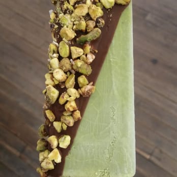 Popbar - green tea with mint chocolate and pistachios - Desserts Near Me - Anaheim, California