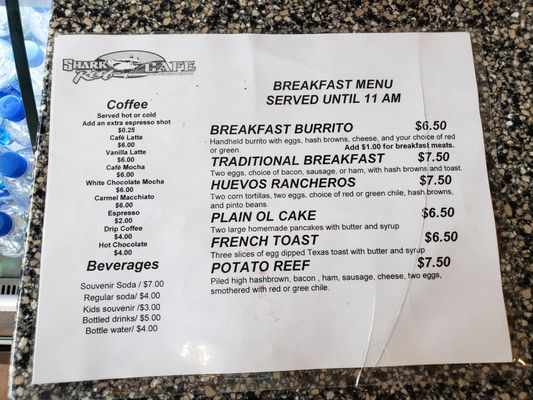 Menu photo 6 Shark Reef Cafe Albuquerque, NM