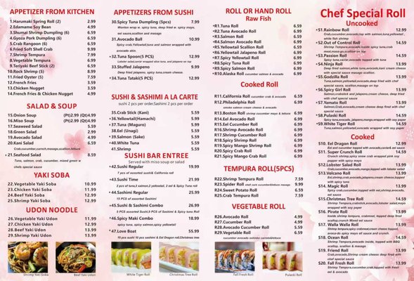 Menu photo 4 Yamato Pulaski, TN