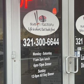 Sushi Factory - Sushi Bars Near Me - Melbourne, Florida Sushi Factory - Sushi Bars Near Me - Melbourne, Florida