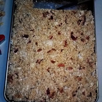 Foodie Call - Bacon bacon bacony rice krispy treat! Made fresh the day of sj bacon fest - Food Trucks Near Me Foodie Call - Bacon bacon bacony rice krispy treat! Made fresh the day of sj bacon fest - Food Trucks Near Me