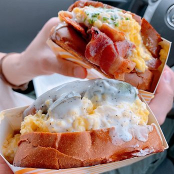 Egg Tuck - Avocado Egg Sandwich & Bacon and Cheese Sandwich - Breakfast & Brunch Near Me - West Hollywood, California