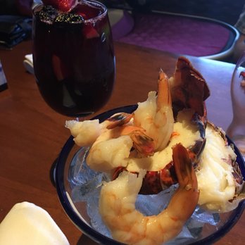 Red Lobster - Lobster and shrimp cocktail, and sangria. Beautiful fresh tasting seafood - Seafood Near Me - Aurora, Colorado
