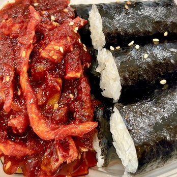 Banchan - Child-moo kimbap - Korean Near Me - Las Vegas, Nevada