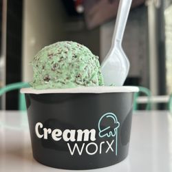 Creamworx - I found my new favorite mint chocolate chip ice cream