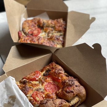 Flour City Bread Company - two boxes of pizza - Bakeries Near Me - Rochester, New York
