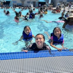 North Natomas Aquatics Complex - My amazing nieces!