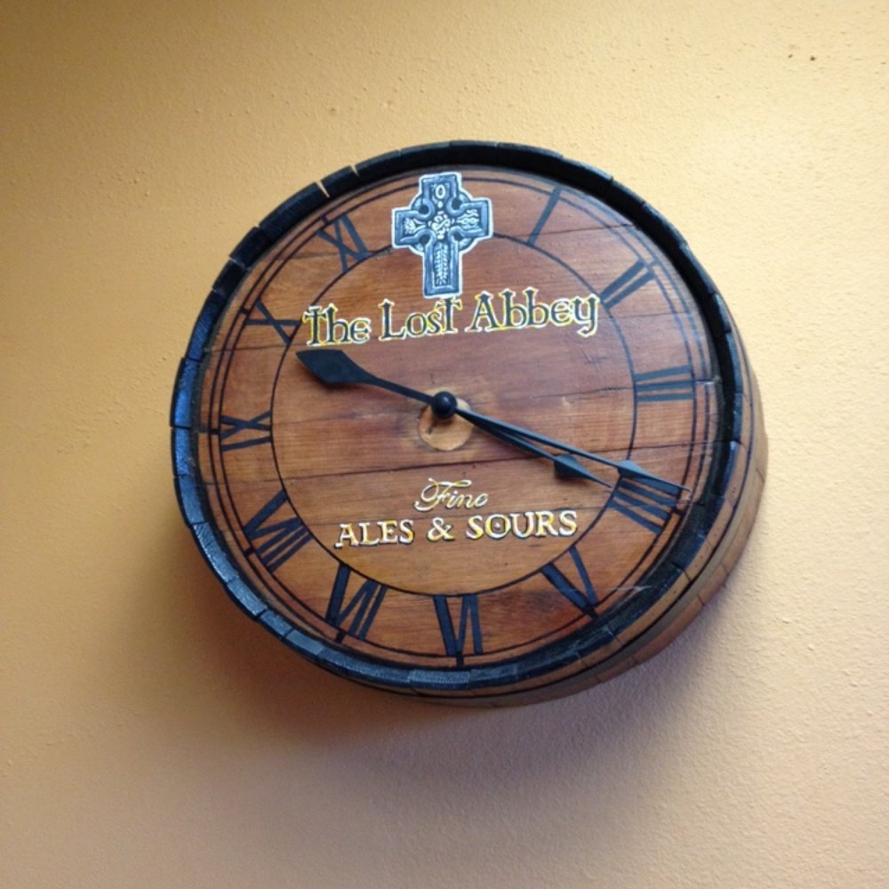 The Lost Abbey - Cool clock! - Breweries Near Me - Vista, California