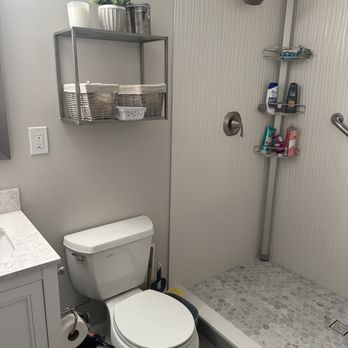AGC Glass Contractors - My parents shower without a door - Windows Installation Near Me - Alexandria, Virginia AGC Glass Contractors - My parents shower without a door - Windows Installation Near Me - Alexandria, Virginia