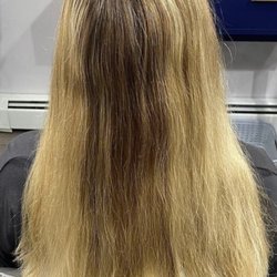 Harlow Hair & Beauty - Before picture (before the first time nora did my hair)