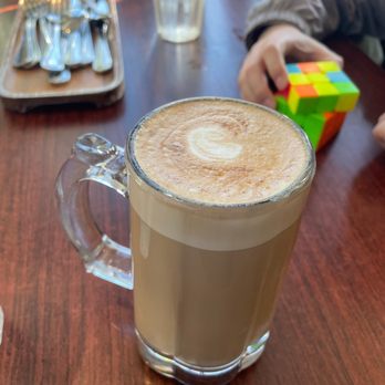 Eight AM - Hazelnut latte - New American Near Me - San Francisco, California