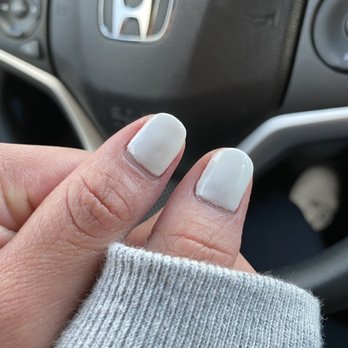 Angel Nails & Spa - Paint is un even and looks like she needs a fill. - Nail Salons Near Me - Las Vegas, Nevada