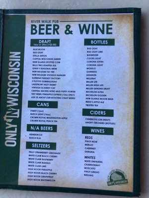 Menu photo 4 River Walk Pub Wisconsin Dells, WI Menu photo 4 River Walk Pub Wisconsin Dells, WI