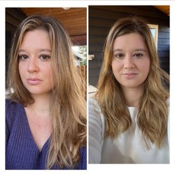 MandeVilla Hair Salon - MandeVilla on the left, fixed at another salon on the right