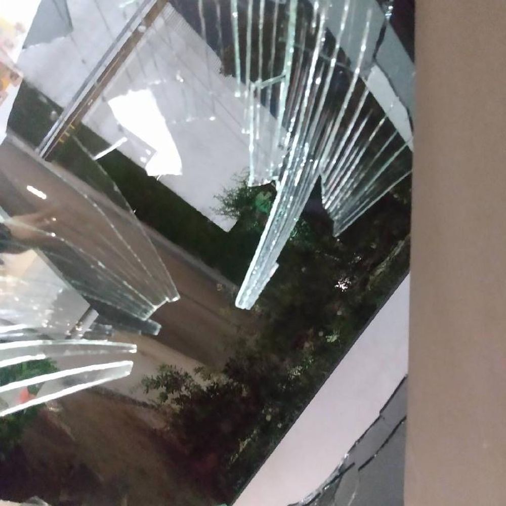 Shattered window Shattered window