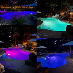 Blue Flamingo Pool Service - New LED pool light installation