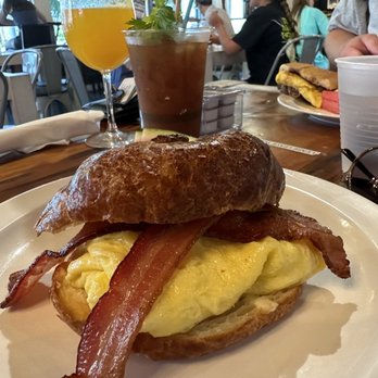 Sweet Brewnette - Breakfast Croissant with Bacon. - Coffee & Tea Near Me - Madeira Beach, Florida