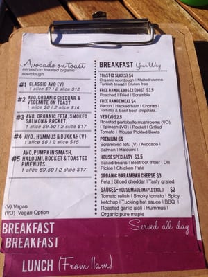 Menu photo 4 Plum Tucker Cafe Red Hill, QLD