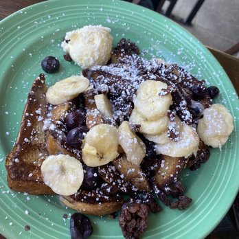 Blackbird Café - Blueberry Banana French Toast - Cafes Near Me - Long Beach, California
