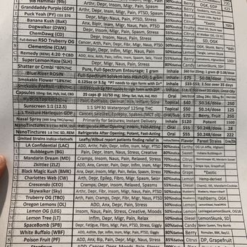 Trulieve West Palm Beach Dispensary - Menu of items available for purchase as of 6/20/2019 - Cannabis Clinics Near Me - West Palm Beach, Florida