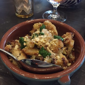 Mita's Restaurant and Bar - Roasted cauliflower with hazelnuts - Spanish Near Me - Cincinnati, Ohio Mita's Restaurant and Bar - Roasted cauliflower with hazelnuts - Spanish Near Me - Cincinnati, Ohio