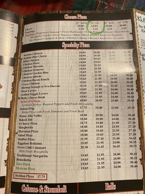Menu photo 2 Tosco's Pizza - New Windsor New Windsor, NY Menu photo 2 Tosco's Pizza - New Windsor New Windsor, NY