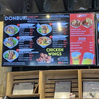 Tokyo Street Market - Donburi Menu - Japanese Near Me - Calgary, Alberta