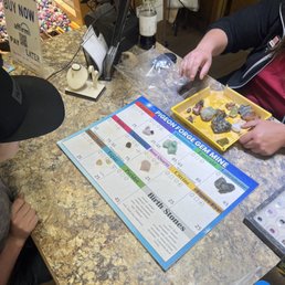 The experts showing which stones you found are of higher value.