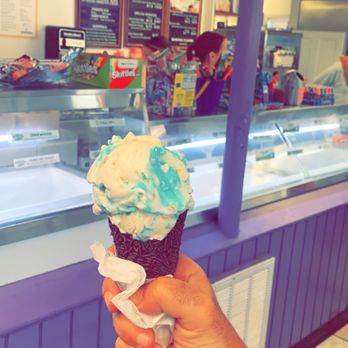 Olaf's Siesta Village - One scoop Birthday Cake cone - Ice Cream & Frozen Yogurt Near Me - Siesta Key, Florida Olaf's Siesta Village - One scoop Birthday Cake cone - Ice Cream & Frozen Yogurt Near Me - Siesta Key, Florida