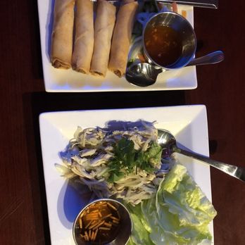 Saigon Restaurant and Bar - Shrimp Rolls and Chicken Lemongrass Lettuce Wrapped Chicken - Vietnamese Near Me - Cleveland, Ohio Saigon Restaurant and Bar - Shrimp Rolls and Chicken Lemongrass Lettuce Wrapped Chicken - Vietnamese Near Me - Cleveland, Ohio