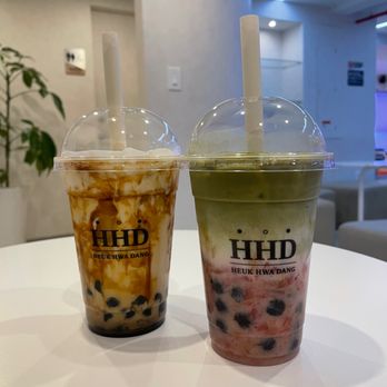 Heuk Hwa Dang - Brown Sugar Bubble Milk, Matcha Strawberry Latte - Desserts Near Me - New York, New York Heuk Hwa Dang - Brown Sugar Bubble Milk, Matcha Strawberry Latte - Desserts Near Me - New York, New York