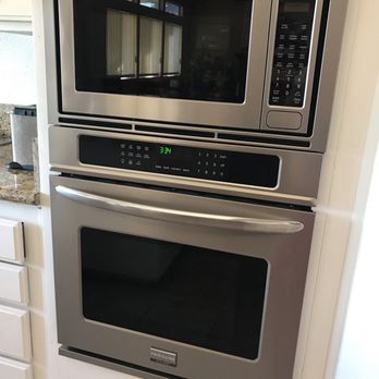High Tech Services - Seamless installation on our heavy wall oven/microwave combo! - Electricians Near Me High Tech Services - Seamless installation on our heavy wall oven/microwave combo! - Electricians Near Me