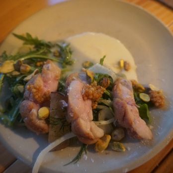 Deer + Almond - chef's menu #2: sweetbreads - Tapas Bars Near Me - Winnipeg, Manitoba