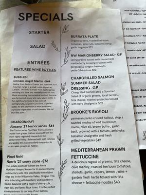 Menu photo 3 Side Door Cafe Gleneden Beach, OR