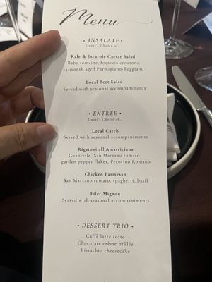 Menu photo 1 Cala Bella Orlando, FL