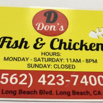 Don's Fish and Chicken - Seafood Near Me - Long Beach, California