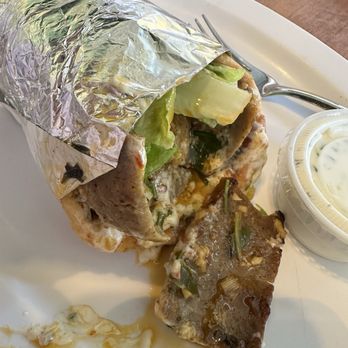 Chicken Maison - Spicy Gyro Wrap - Mediterranean Near Me - Rolling Hills Estates, California