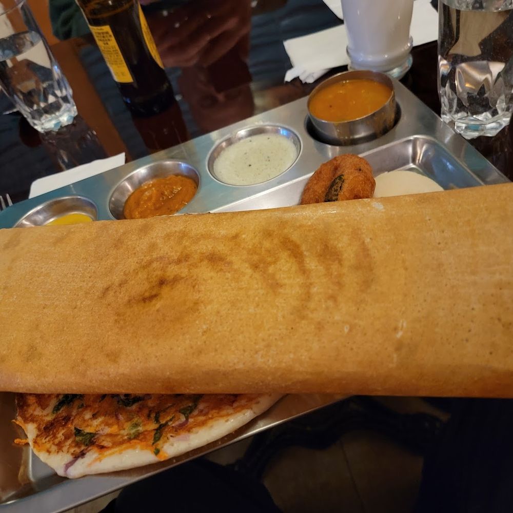 Adyar Ananda Bhavan - Bhavan Grilled Thali- Particularly good Uttapam/Uthapam. Rest was alright - Indian Near Me - New York, New York